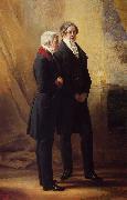 Arthur Wellesley, 1st Duke of Wellington with Sir Robert Peel